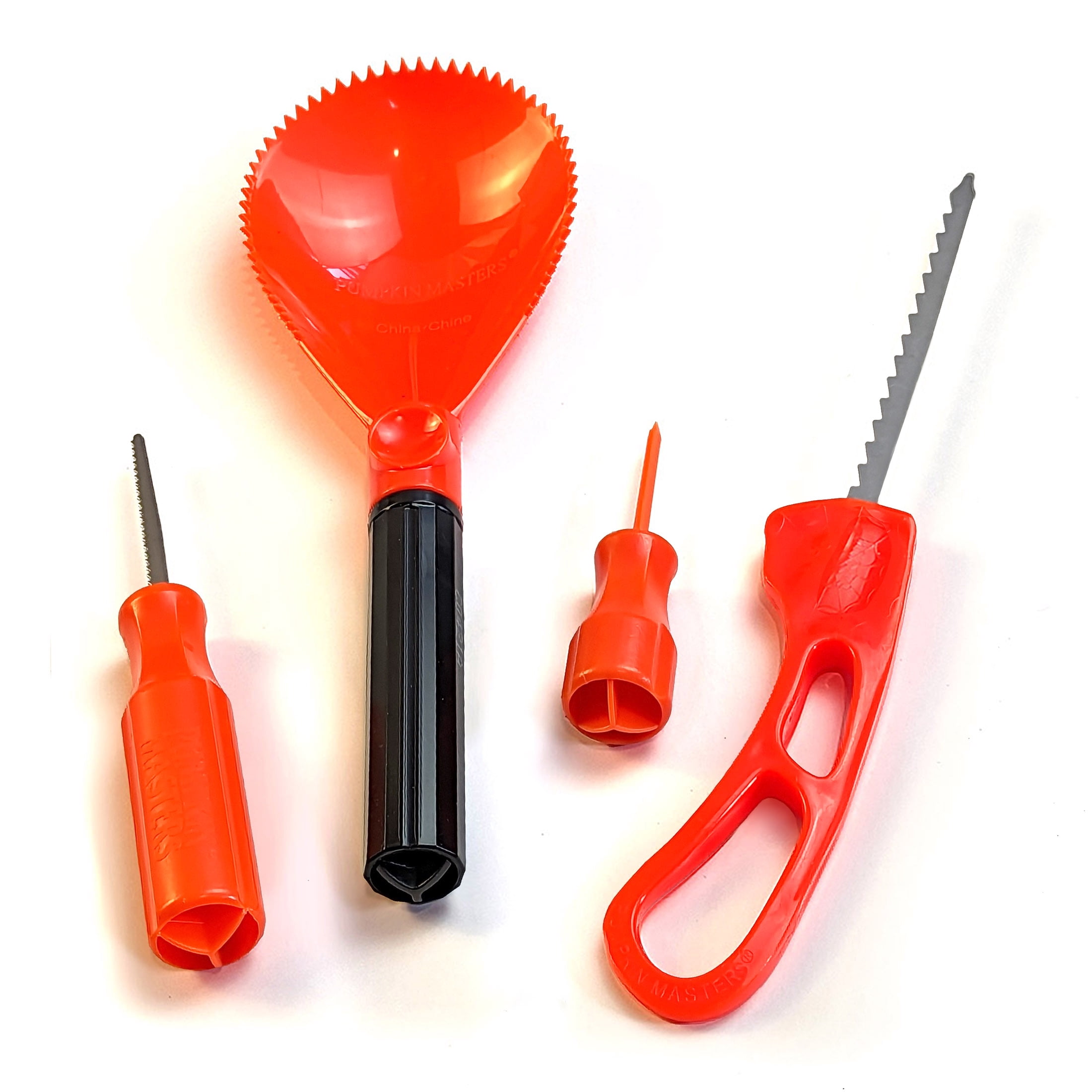 Pumpkin Masters All in One Pumpkin Carving Kit, 12 Pieces, (Orange)