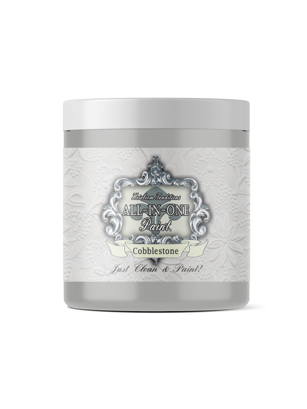 Heirloom Traditions ALLINONE Paint, Cobblestone Gray, 8 Fl Oz