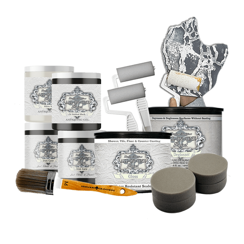 ALLINONE Paint, Countertop Paint and Tool Bundle to create Designer