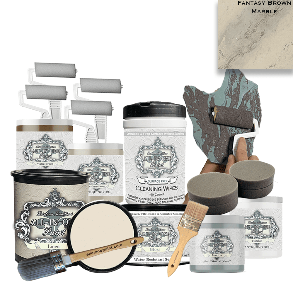 ALLINONE Paint, Countertop Paint and Tool Bundle to create Designer