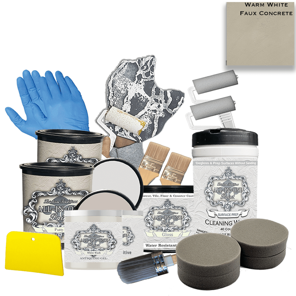 ALLINONE Paint, Countertop Paint and Tool Bundle to create Designer