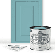 ALL-IN-ONE Paint, Durable cabinet and furniture paint. Built in primer and top coat, no sanding needed. Includes our 30 featured color card - Amalfi, Quart