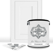 ALL-IN-ONE Paint, Durable cabinet and furniture paint. Built in primer and top coat, no sanding needed. Includes our 30 featured color card - Cashmere, Gallon