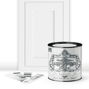 ALL-IN-ONE Paint, Durable cabinet and furniture paint. Built in primer and top coat, no sanding needed. Includes our 30 featured color card - Cashmere, Quart