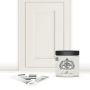 ALL-IN-ONE Paint, Durable cabinet and furniture paint. Built in primer and top coat, no sanding needed. Includes our 30 featured color card - Linen, 8oz Sample