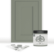 ALL-IN-ONE Paint, Durable cabinet and furniture paint. Built in primer and top coat, no sanding needed. Includes our 30 featured color card - Simply Sage, 8oz Sample