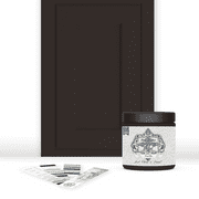 ALL-IN-ONE Paint, Durable cabinet and furniture paint. Built in primer and top coat, no sanding needed. Includes our 30 featured color card - Truffle, 8oz Sample