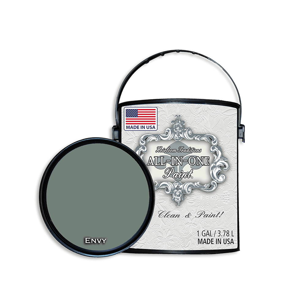 ALLINONE Paint, Envy (Slate Green), 128 Fl Oz Gallon. Durable