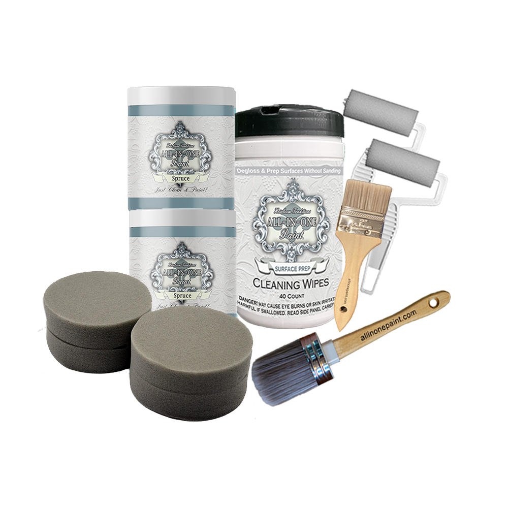 ALL-IN-ONE Paint, Front Door Bundle and Kit, Spruce 