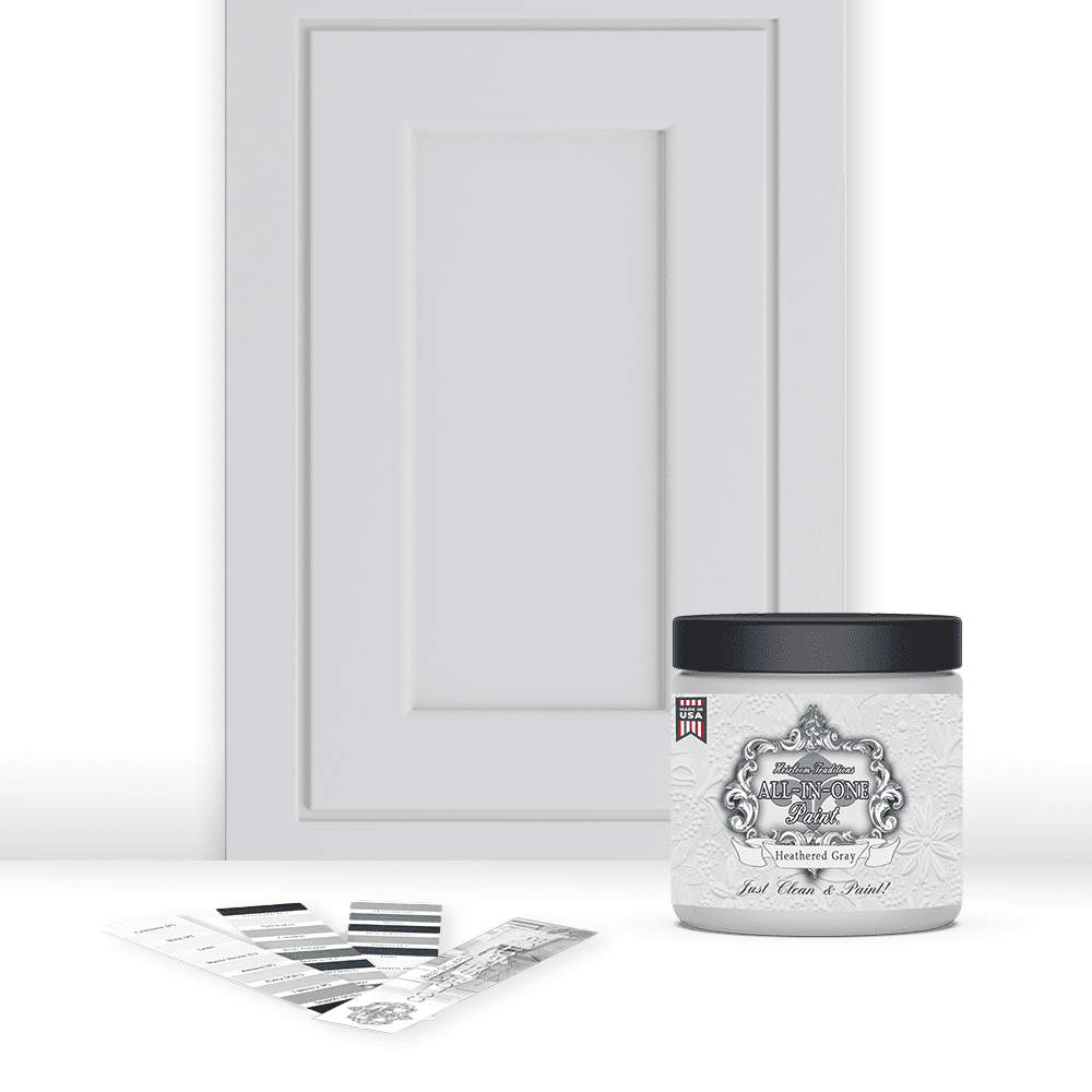 ALLINONE Paint, Heathered Gray (Light Cool Gray), 8 Fl Oz Sample