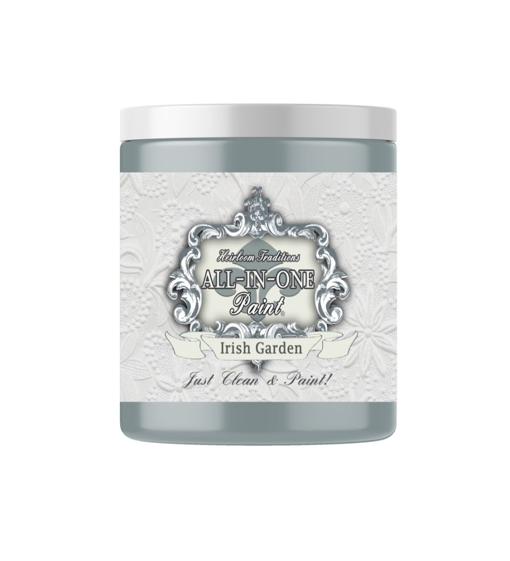 ALLINONE Paint, Irish Garden (Blue Green), 8 Fl Oz Sample. Durable