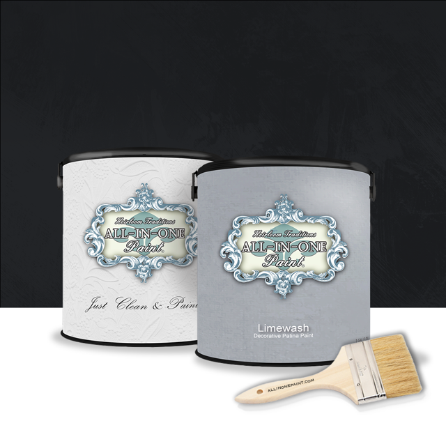 ALLINONE Paint Limewash Gallon Paint Kit Faux Lime Wash Effect