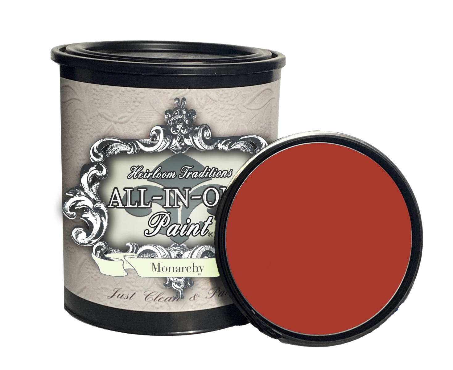 ALLINONE Paint, Monarchy (Primary Red), 32 Fl Oz Quart. Durable