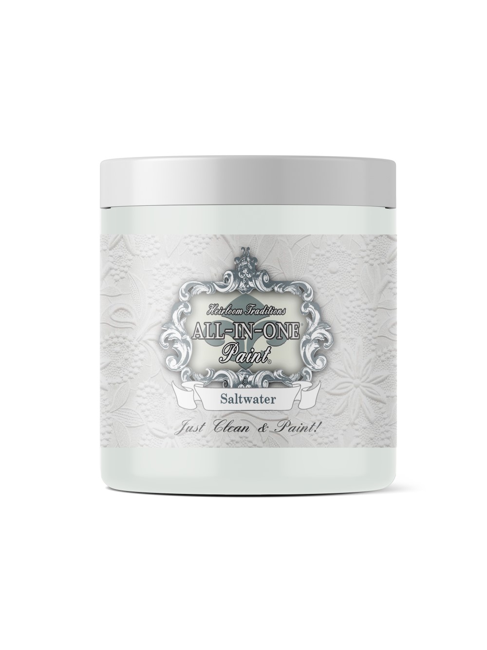 ALLINONE Paint, Saltwater (Pale Green), 8 Fl Oz Sample. Durable