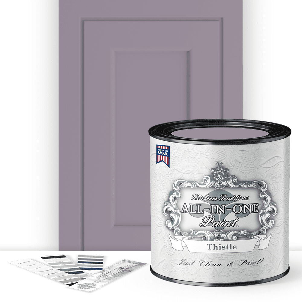 ALLINONE Paint, Thistle (Gray Purple), 32 Fl Oz Quart. Plus our top