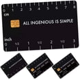 thumbnail image 1 of ALL INGENIOUS IS SIMPLE Credit Card Sticker,Debit Card Skin Cover Stickers for Key, Debit, Credit, Bank Card Card Skin for Adults 4 Pack, 1 of 5