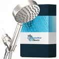 thumbnail image 1 of ALL METAL Handheld Shower Head with Hose and Brass Holder- BRUSHED NICKEL - 2.5 GPM High Pressure Shower Heads - Hand Shower Head with Adjustable Shower Wand Bracket - 6ft Flexible Extension, 1 of 5
