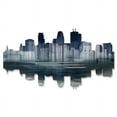 thumbnail image 1 of ALL MY WALLS Metal Wall Art 'Minneapolis Reflection' Ash Carl, 1 of 4