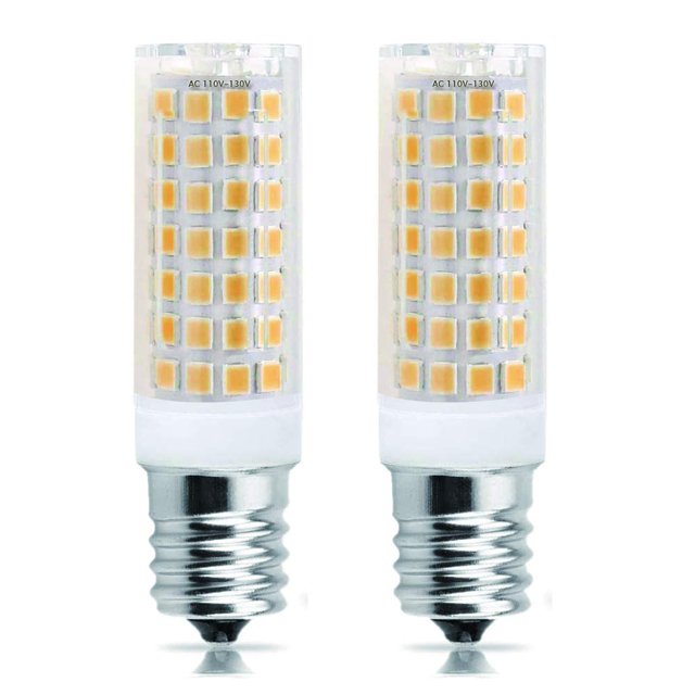 ALLNEW Dimmable E17 LED Bulb 8W, 75W Equivalent, Warm White (2Pack