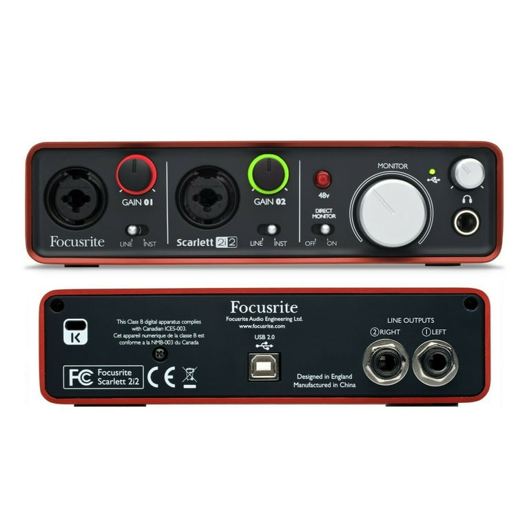 【新品未開封】Focusrite Scarlett 2i2 Focusrite Scarlett 2i2 (3rd Gen) | USA