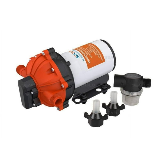 SEAFLO 55-Series 12V DC 5.5 GPM 60 PSI Diaphragm Pump with Pressure Switch