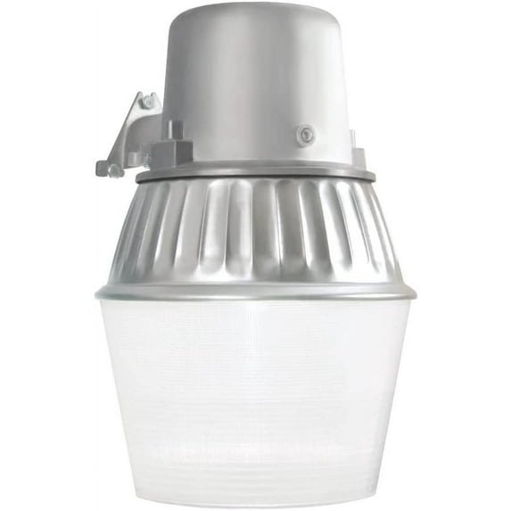 Halo AL6501FL 65-Watt Aluminum Fluorescent Dusk to Dawn Outdoor Security Area Light, Silver
