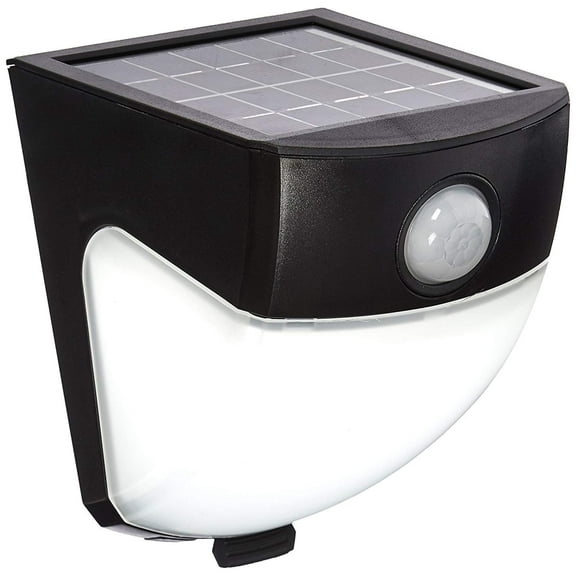 ALL-PRO Outdoor Security MSLED300 300 lm Solar-Powered LED Wedge Light with 120 Degree motion, Bronze