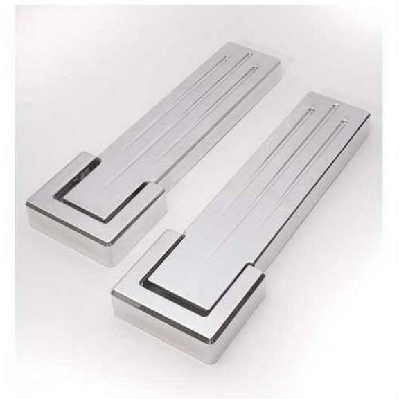 ALL SALES 3510C 07-14 WRANGLER JK TAILGATE HINGE COVER 4 PIECES CHROME