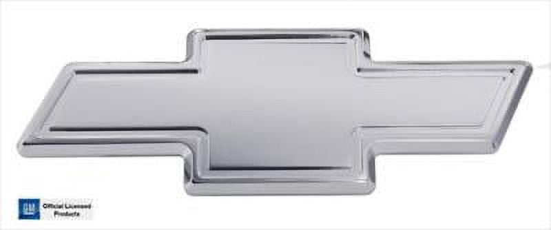 All Sales Mfg Billet Bowtie Emblem For 2004-2011 Chevy Colorado – Polished Black Aluminum, No Border