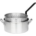 thumbnail image 1 of 1201 10-Qt Aluminum Fry Features Perforated Aluminum Basket Heavy Duty Riveted Handles Perfect For Deep Frying French Fries Hush Puppies Fish & Chicken, 1 of 1