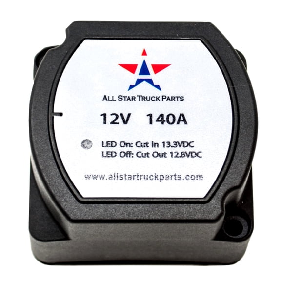 ALL STAR TRUCK PARTS 12V 140 Amp Dual Battery Isolator VSR Only