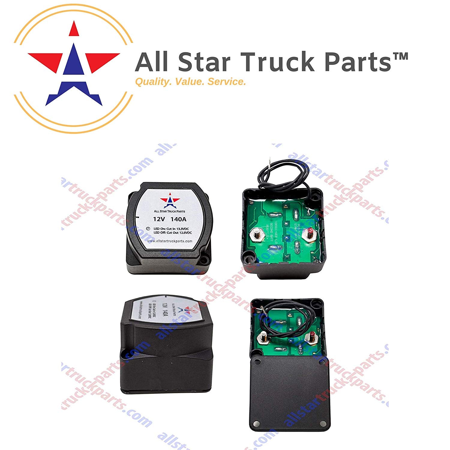 [ALL STAR TRUCK PARTS] 12V 140 Amp Dual Battery Smart Isolator - VSR ...