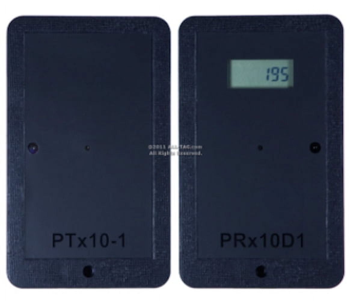 Wireless Black Infrared Beam People Counter with Display