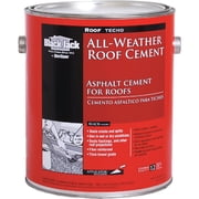 Gardner-Gibson All Weather Roof Cement - Reinforced, Gloss Finish - 1 Gal, Black