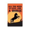 thumbnail image 1 of ALL YOU NEED IS LOVE AND A HORSE Decal animal mane farm rodeo | Indoor/Outdoor | 9" Tall, 1 of 4