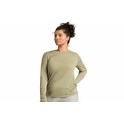 ALLBIRDS WOMEN'S NATURAL RUN LONG SLEEVE - SIZE WOMEN XS - HAZY CARGO