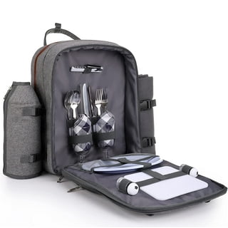 Canvas Backpack for Artists - Large Capacity - Black - Brown from Apollo Box