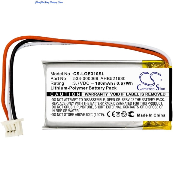ALLCCX 180mAh battery for LOGITECH UE310,UE3500,UE4500,G502,G304,G703,Wireless Headset H600,A-00031,G Pro,G-502