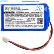 ALLCCX 2000mAh Battery AEC653055-2P for JBL Flip 2 2013, Flip II 2013,please check the connector is 3 wires or 5 wires