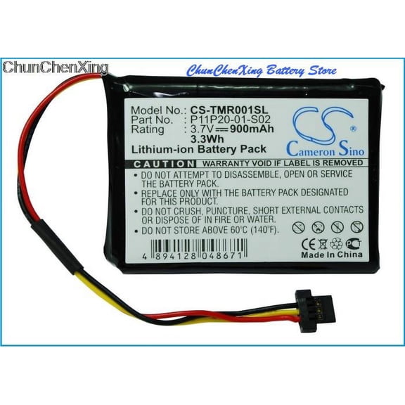 ALLCCX 900mAh Battery P11P20-01-S02 for TomTom XXL 540S, Route XL, 540M, 540T, 540TM, 550,550M,550T,550TM, XXL540, XXL540S