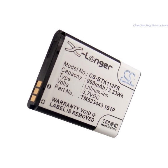 ALLCCX 900mAh Car Speaker Battery for Flextone ECHO HD eR1, For Prestigio RoadRunner 505, For Callstel BFX-300