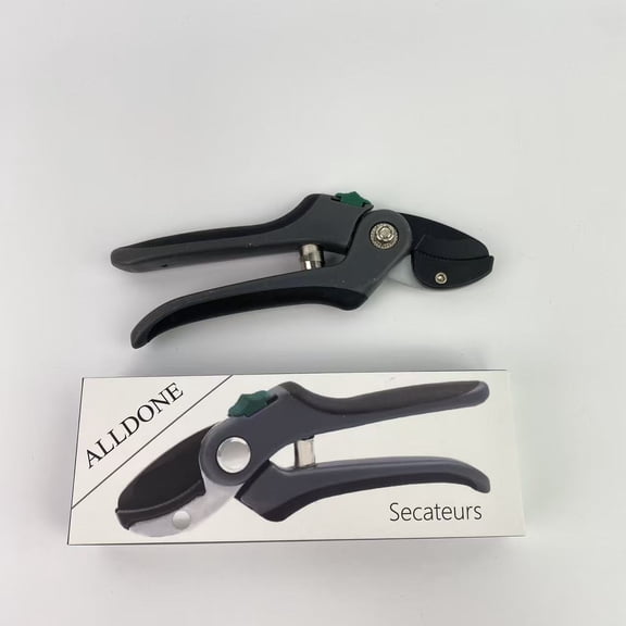 ALLDONE Secateurs - Heavy-Duty, Ultra Sharp Pruners w/Soft Cushion Grip Handle Made with Japanese Grade High Carbon Steel - Perfectly Cutting Through Anything in Your Yard