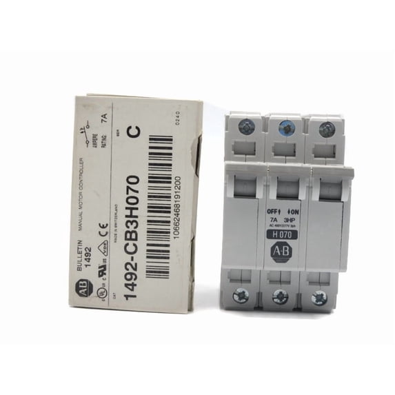 ALLEN BRADLEY 1492-CB3H070 SER. C 277VAC 7A (WH) NSMP