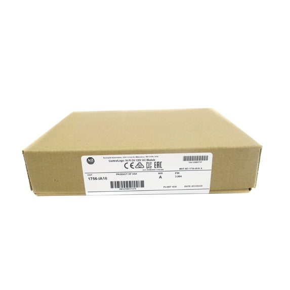 ALLEN BRADLEY 1756-IA16 SER. A F/W 3.004 120VAC DATE: 2017 NSFS