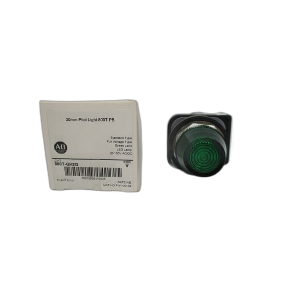 ALLEN BRADLEY 800T-QH2G SER. V 12-130VAC/DC (WH) NSMP
