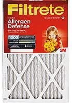 Filtrete Allergen Defense Air Filter - Electrostatic, MERV 1000 - 18 x 24 x 1