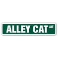 thumbnail image 1 of ALLEY CAT Street Sign cat breed feline kitty kitten | Indoor/Outdoor |  36" Wide, 1 of 5