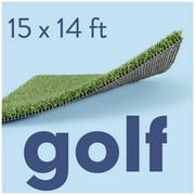 ALLGREEN Golf 15 x 14 Ft Artificial Grass for Golf Putts Indoor/Outoor Area Rug