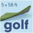 thumbnail image 1 of ALLGREEN Golf 5 x 58 FT Artificial Grass for Golf Putts Indoor/Outoor Area Rug, 1 of 1
