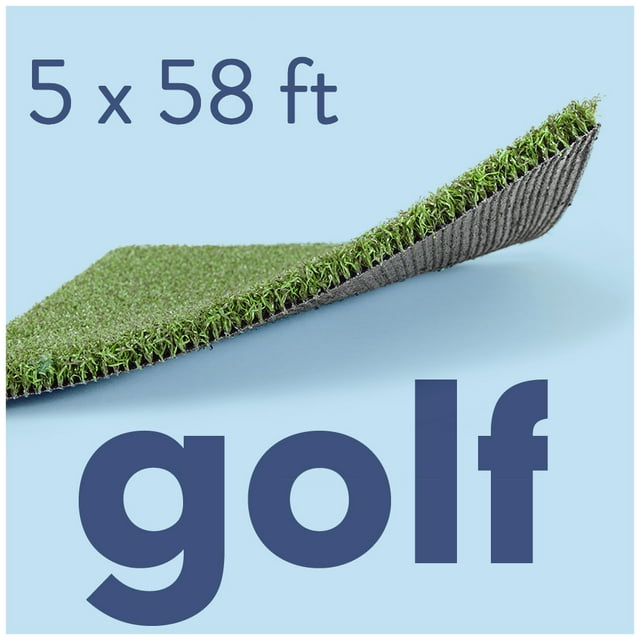 ALLGREEN Golf 5 x 58 FT Artificial Grass for Golf Putts Indoor/Outoor Area Rug